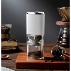 Портативная электрическая кофемолка lcg-05, 1500 ма/ч, 13 вт, 25 грамм, белая No Brand