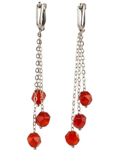 Серьги Бусики Колечки