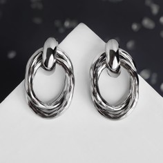 Серьги металл Queen Fair