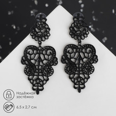 Серьги металл Queen Fair