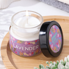 Свеча ароматическая в банке No Brand