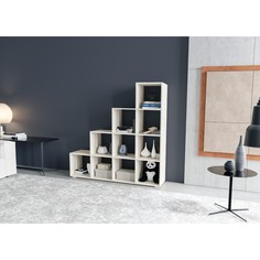 Стеллаж №4 1390х356х1410 белый No Brand