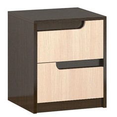 Тумба прикроватная гавана 400x375x470 венге/дуб молочный No Brand