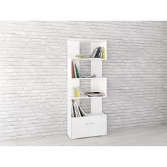 Стеллаж ромео-2 700x250x1800 белый No Brand
