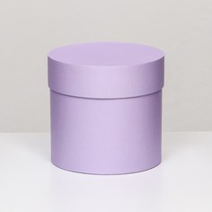 Шляпная коробка сирень, 10 х 10 см No Brand