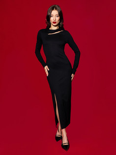 Платье женское макси в черном цвете Mark Formelle