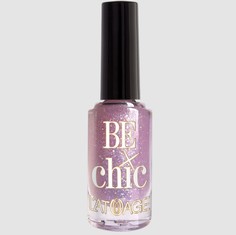 Лак для ногтей be chic тон 707 8,5г нежно-розовые блестки L’AtuАge