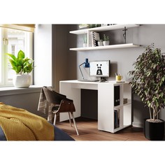 Стол компьютерный ск 09, 1150х600х750, белый No Brand