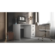 Стол письменный стандарт, 1100х750х590 белый No Brand
