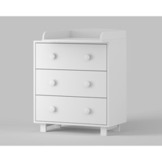 Комод пеленальный инканто papi lux 800/3, белый No Brand