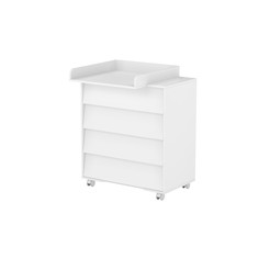 Комод пеленальный cambridge 800/4, белый No Brand