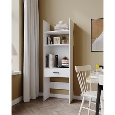 Стеллаж мийа 1, 600х325х1800, белый/белый No Brand