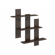 Полка п-9, 840 х 140 х 840, дуб венге No Brand