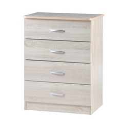 Комод 640, 640х450х851, дуб сонома светлый No Brand