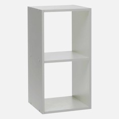Стеллаж №3 dice cube 2 секции, 360х320х705, белый Клик Мебель