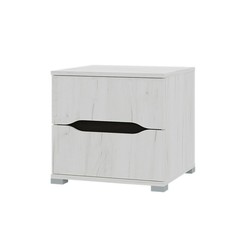 Тумба прикроватная вега, 450х428х430, крафт белый/венге No Brand