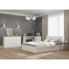 Кровать мори 1200х2000, белая No Brand