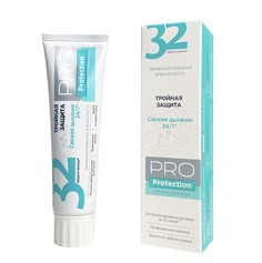Зуб.пасты а701-225 32 жемчужины pro protection тройная защита 100г Modum