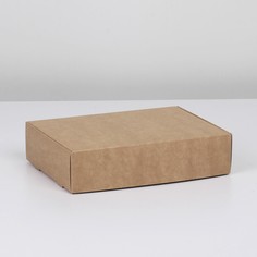 Коробка складная крафтовая 21 х 15 х 5 см Дарите Счастье