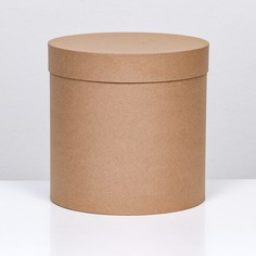Шляпная коробка крафт , 23 х 23 см Upak Land