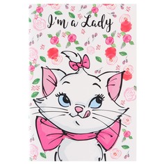 Блокнот а6 32 л на скрепке коты-аристократы мари Disney