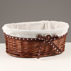 Корзина плетеная, 34 х 25/14см No Brand