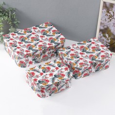 Шкатулка картон сундучок No Brand