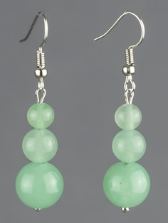 Серьги Бусики Колечки