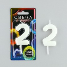 Свеча-цифра в торт Страна Карнавалия