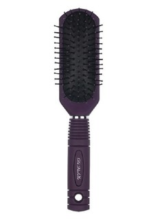 Расческа массажная с пластик. зубьями, фиолетовая 22,5см 301-045#5 Di Valore