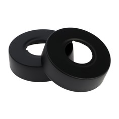 Отражатель для смесителя zein z3678, набор 2 шт., d=60 мм, высота 18 мм, нерж. сталь, черные