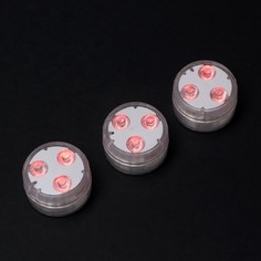Светильник водонепроницаемый мини, 3 x 1.9 см, 3 шт, от cr2032 (в компл.), пульт, rgb, ip68 No Brand