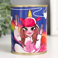 Копилка-банка металл No Brand