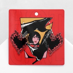 Серьги акрил Queen Fair