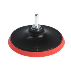 Насадка с липучкой для дрели и ушм лом, м14, с адаптером, 125 мм LOM