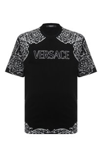 Хлопковая футболка Versace