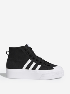 Кеды женские adidas Nizza Platform Mid, Черный