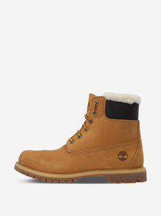 Ботинки утепленные женские Timberland 6In Premium Shearling Lined Wp Boot, Бежевый