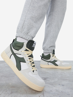 Кеды мужские Diadora Magic Basket Demi Cut Suede Leather, Белый