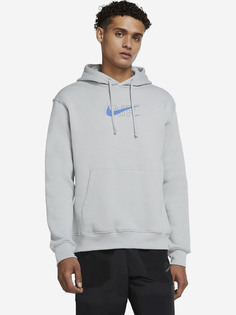 Толстовка мужская Nike M NSW HOODIE PO AIR PRNT PACK, Серый