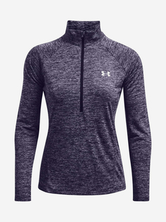 Джемпер женский Under Armour Tech 1/2 Zip - Twist, Фиолетовый