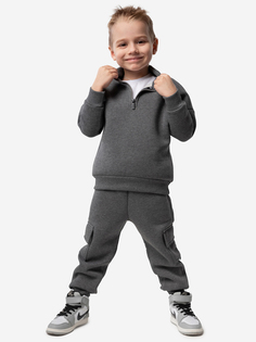 Костюм теплый с начесом детский bodo, Серый