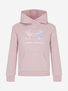 Худи детская Under Armour Rival Logo Hoodie, Розовый