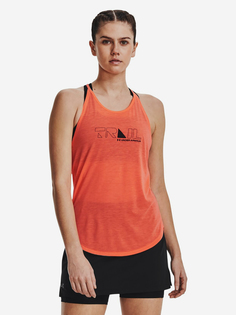 Майка женская Under Armour UA Breeze 2.0 Trail Tank, Оранжевый