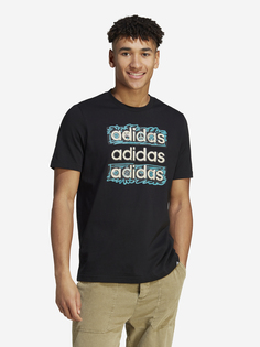 Футболка мужская adidas Doodle Mlt, Черный