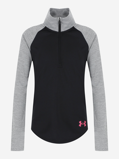 Лонгслив детский Under Armour Tech Graphic Half Zip, Черный