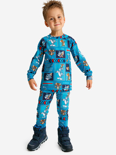 Термокомплект для мальчика (брюки, толстовка) PlayToday, Голубой