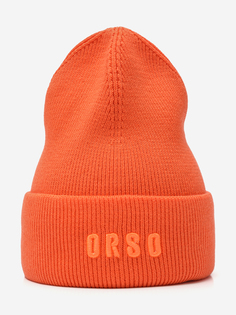 Шапка демисезонная детская ORSO BIANCO, Оранжевый
