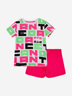 Комплект для девочки: футболка, шорты PlayToday, Розовый