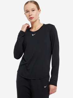 Лонгслив женский Nike One Dri-Fit, Черный